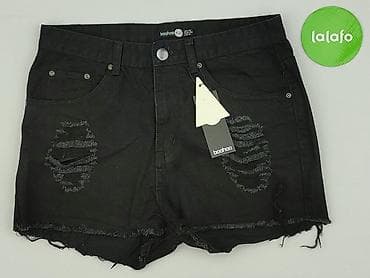 spodenki black squad: Boohoo, Szorty damskie, rozmiar M — 2