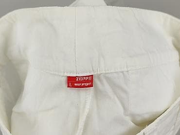 fitted jeans: Spodnie materiałowe damskie, rozmiar L — 4