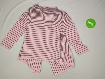 sweter w paski z serduszkiem: Kardigan damski, rozmiar M — 3