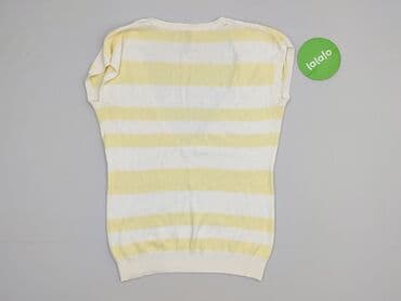 bluzka żółta w czarne paski: E-vie, Bluzka damska, rozmiar L — 3