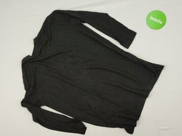 bluzka z dlugim rekawem czarna: T-shirt damski, rozmiar M — 3