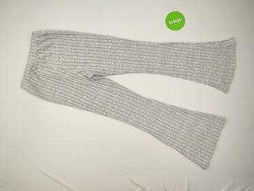 szara bluza pull and bear: Spodnie materiałowe damskie, rozmiar S — 3