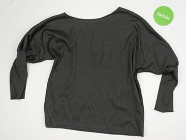 czarne bluzki w lodke: Bluzka damska, rozmiar L — 4