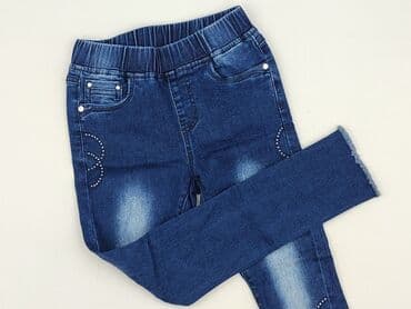 biala koszula mango: Spodnie jeansowe, 8 lat, 128, stan - Idealny — 1