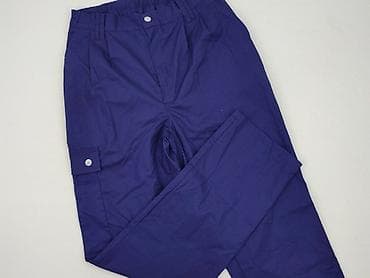 Męskie spodnie w kolorze granatowym - Rozmiar: M (metka) - Krój