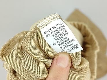 buty andora: Damskie spodnie w kolorze złotego beżu – lekko połyskujące, miękkie i — 4