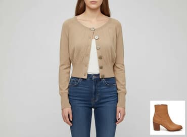 sweter na guziki: Atmosphere, Kardigan damski, rozmiar M — 7