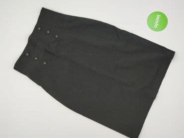 czarne spódniczka plisowane: AGGI, Spódnica damska, XL — 2