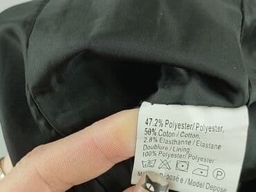 czarna sukienka ze srebrnymi wstawkami: Attentif, Sukienka damska, XS — 5