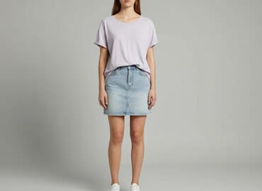 lilac t shirty: Sinsay, Women`s T-shirt, size L — 1