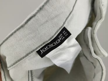 szare szerokie jeansy: Janina, Jeansy damskie, rozmiar S — 5