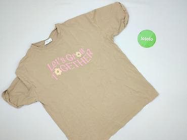 bluzki trapezowe: Bershka, T-shirt damski, rozmiar L — 2