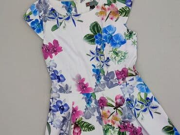 sukienka garniturowa biala: Blue, Sukienka damska, rozmiar L — 2