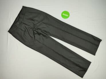 sinsay czarne spodnie z wysokim stanem: Suit pants for men, size S — 2