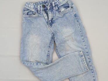 lakierowane legginsy: Spodnie jeansowe, Little kids, 7 lat, 116/122, stan - Bardzo dobry — 1