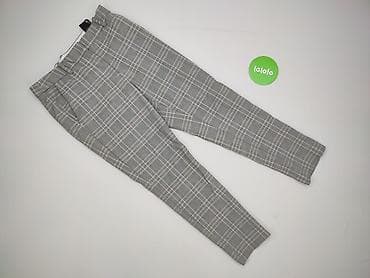 pull and bear cargo: Męskie spodnie w kratę H&M - Krój: zwężane nogawki — 2