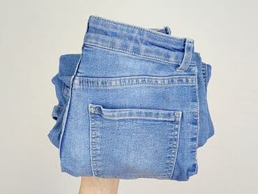 hm top bialy: Spodnie jeansowe, H&M, 10 lat, 140, stan - Bardzo dobry — 5