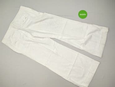 spodnie z szerokimi nogawkami h m: H&M, Material trousers for women, size XL — 4