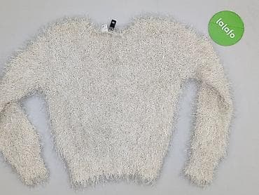 biale klapki a: Sweter damski, rozmiar S — 3