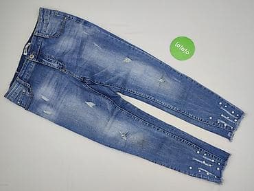 markowe dzinsy: Jeansy damskie, rozmiar L — 2