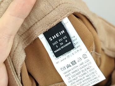 shein buty zimowe: Shein, Spodnie materiałowe damskie, rozmiar S — 4