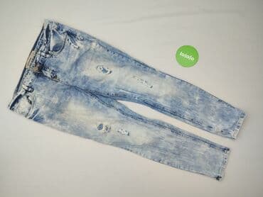 jeansy damskie przecierane: Skinny, Jeansy damskie, rozmiar L — 2