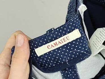 jeansy z wiazanymi nogawkami: CAMAIEU, Spodnie 3/4 damskie, rozmiar S — 6