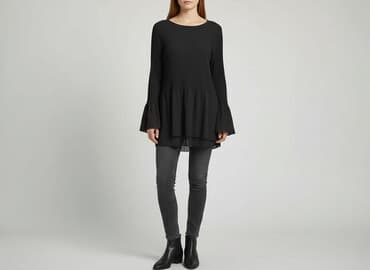 ubrania dla wysokich: Tunika damska, rozmiar M — 1