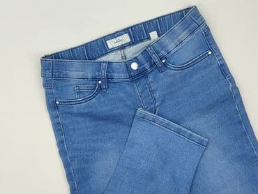 jeansy plus size wysoki stan: Tchibo, Spodnie 3/4 damskie, rozmiar S — 1