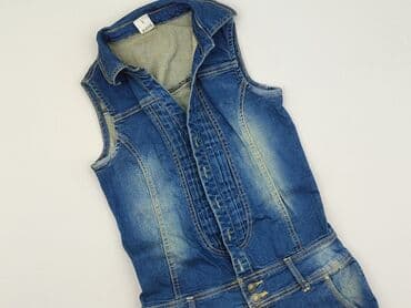 bluzki jeansowe: Denim, Sukienka damska, S — 1