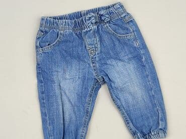 джинсова куртка: Denim pants, 3-6 months, condition - Good — 1
