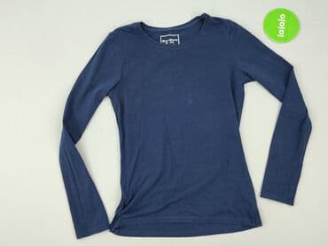 granatowa bluzka na ramiączkach: T-shirt damski, rozmiar M — 2