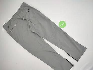 modny nastolatek: Męskie spodnie H&M Regular Fit – szare, techniczne - Rozmiar: L — 4