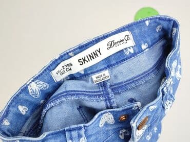 spodnie hello kitty piżama h m: Spodnie jeansowe, DenimCo, 1.5-2 lat, 92, stan - Bardzo dobry — 4