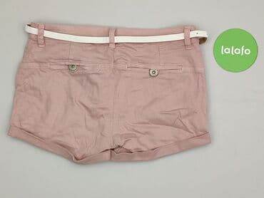 krótkie spodenki różowe: MEGI, Szorty damskie, rozmiar S — 3