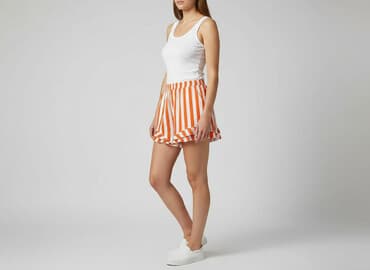 krótkie spodenki pomarańczowe damskie: Szorty damskie, rozmiar L — 7