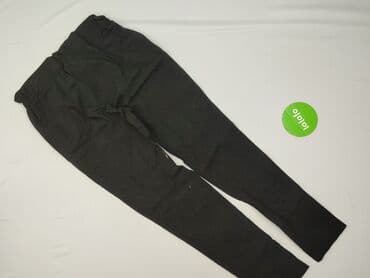 jeansy paperbag: Spodnie materiałowe damskie, rozmiar S — 3