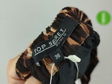 spódnice plisowane midi panterka: Top Secret, Women`s skirt, size S — 4