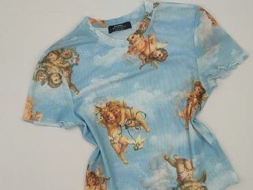 siateczkowa bluzka stradivarius: Bershka, Top damski, rozmiar S — 4