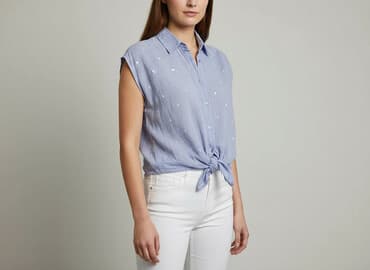 koszulki bez rękawów damskie hummel: H&M, Women`s shirt, size S — 1