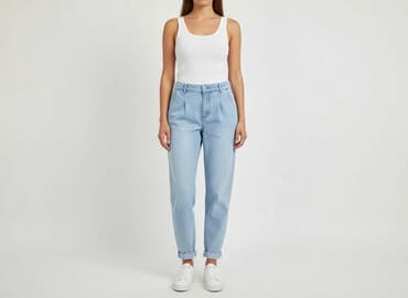 dżinsy typu boyfriend: BYoung, Jeansy damskie, rozmiar XS — 6