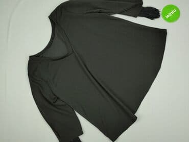czarne bluzki dekolt v: Bluzka damska, rozmiar 3XL — 2