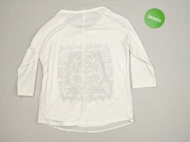 biała bluzka damska rękaw 34: Bluzka damska, rozmiar M — 3