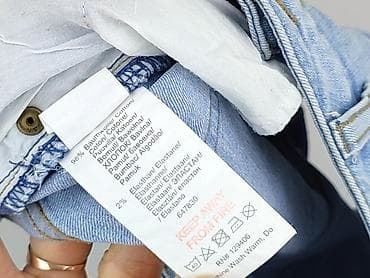 jeansy wysoki stan: John Baner, Szorty damskie, rozmiar M — 5