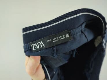 bluzki w paski zalando: Zara, Material trousers for women, size S (EU 36) — 4
