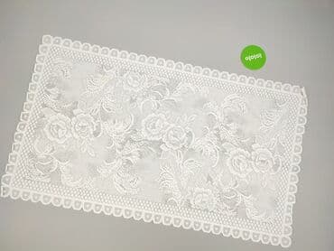 Tekstylia: Obrus 105 x 60, kolor - Biały, stan - Idealny — 3