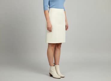 kremowa plisowane spódnice: Spódnica damska, rozmiar XL — 5