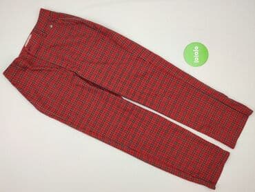 sukienka w krate czerwona: PULL&BEAR, Spodnie materiałowe damskie, XS — 2