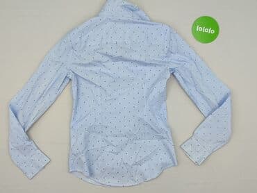 niebieska satynowa sukienka zara: H&M, Сорочка жіноча, розмір XS — 3