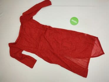 szeroki czerwony pasek do sukienki: Sukienka damska, S — 3